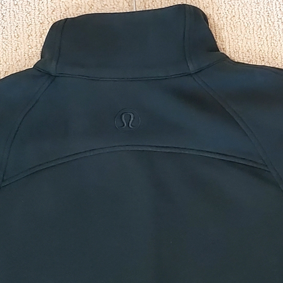 Lululemon Scuba Oversized Funnel Neck 1/4 Zip Pullover, Rainforest GreenWm's M/L - Picture 9 of 16